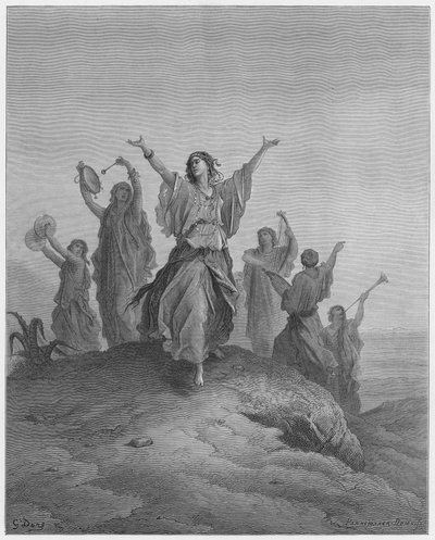 ギュスターヴ・ドール・バイブル：父に会いに行くエフタの娘 作： Gustave Dore